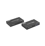 XOLORspace 86100C 4K 60HZ HDMI 2.0 Extender über Koax bis 100m bis 328ft mit bidirektionalem IR Pass-Through (wandmontierbar)