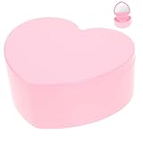 WRITWAA 1 Stück Packung Aufbewahrungsbox Für Haarschmuck Schmuck Organizer Schubladenteiler Rosa Zimmerdekoration Würfel Herstellung Reize Schmuckstück Das Zeug Mädchen Plastik