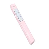 NORWII Wireless Presenter mit 100M, 2.4GHZ Powerpoint Fernbedienung Presenter, Präsentation Pointer für PPT/Keynote/Prezi/Google Slides/Windows/Mac OS/Android/Linux(Rosa)