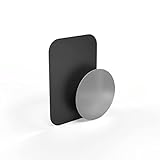 Hama Ersatzplatten für Universal KFZ Halterung Magnet (für alle Smartphones und Tablets, Gewicht 10 g) grau