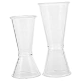 HAWILLOSCH 2st Mischbecher Werkzeug Jigger-maß Unze Doppelter Messbecher Bar Jigger Messbecher Für Barkeeper Bar Messbecher Schuss Messen Jigger Cocktail-maß-jigger Jigger-tasse Harz