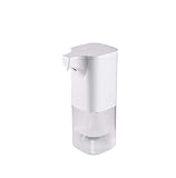 K&M 80385 Sensor-Desinfektionsmittelspender frei-stehend und nachfüllbar – Reinweiß aus Kunststoff – 350 ml Tankvolumen