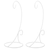 Yardenfun 2 Stück Teiliges Pflanzenhängeregal aus Robustem Eisen Halbrunder Ornamenthalter für Glasflaschen Wetterfester Blumenampel ständer Stabiler Deko hängeständer für Innen