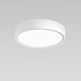 Nordic Ultra-Thin Downlights, 15W LED Deckenleuchte Rund Aluminium Spot für Haushalt 4,72 Zoll 4000 Deckenleuchte, für Küche, Schlafzimmer, Flur, Veranda, Schwarz
