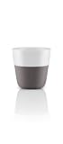 EVA SOLO | 2 Coffee Cups | Espresso-Becher | 80 ml | 3 Typen | Elephant Grau | Spülmaschinenfest