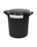 GOLDHORSE Futtertonne mit Deckel und Label