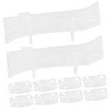 DECOMELODY 100 Stück Teiliges Transparente Rotierende Deckenlampen kunststoffclips aus Langlebigem Verschleißfest Einfach zu Befestigen Installieren für LED deckenleuchten Leichte