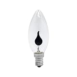 Flackernde Flamme Glühbirne Weihnachten, 3W Flackerflamme Kerze Glühbirne Weihnachtskerzenlampen | Flackerndes Licht Bul E14/E27 Sockel | Glühbirne Flamme für Weihnachten