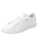PUMA Unisex Puma Smash v2 L Low-Top, Puma White-Puma White, 39 EU