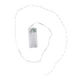 Ideen mit Herz LED-Draht-Lichterkette | 1,5 cm Lichtabstand | extra kleiner Lampenabstand | warmweiß | batteriebetrieben | inkl. Timer-Funktion (40 LEDs | 90 cm Kabellänge)