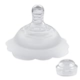 Brusthütchen – Silikon-Stillüberzug, wiederverwendbarer Schutz mit Tragetasche, weiches, hautfreundliches Design, unterstützt das Anlegen bequem, hochwertige Stillhilfe, Pflege für Frauen, Baby