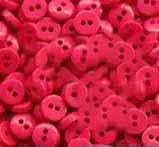 100 Stück/Los 6 mm Mini-Nähknöpfe aus Kunstharz, Nähzubehör, Bastelknöpfe (kk-3000) - Pink - 6 mm, 100 Stück