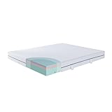 EGO HOME Matratze 140x200 cm Hoch 18cm H3-7-Zonen Kaltschaummatratze mit Memory Foam, Öko-TEX Zertifiziert, Punktelastisch, Rückenschonend - Weicher Bezug mit Wolken-Ahnlichem Tragegefühl