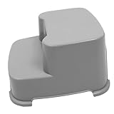ELAYARD Kinderschemel Tritthocker PP Material rutschfest Dual lagig Vielseitig für Bad Küche Schlafzimmer mit Griff Tragbar Sicher Glatt Gefertigt für Kleinkinder Toilettentraining und