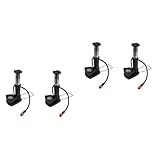 TOYANDONA 2 Stück Fahrradluftpumpe Handpumpe für Fahrradreifen Ergonomisches Design zu Bedienen für Straßen und Mountainbikes