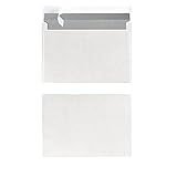 Herlitz Briefumschlag C6 Haftklebend, in Folienpackung, eingeschweist, weiss, 100 Stück
