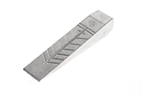 Ochsenkopf Alu-Massivkeil, Geschmiedeter Sicherheitskeil, Zum Fällen und Spalten, KWF-Profi Qualität, Hubhöhe 40 mm, silber, 1050 g
