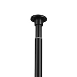 Teleskop-Duschvorhangstangen, ausziehbar, Edelstahl, für Fenster und Schlafzimmer, verstellbar, 55368 cm, 27/32 mm Durchmesser, einfache Installation, langlebig und stilvoll