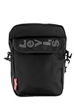 Levi's Men's Mini Crossbody Solid (Red Batwing) Cross Bag, Regular Black, One Size