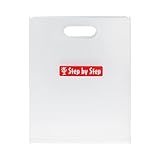 Step by Step Folder Box with Carrying Handle Transparent