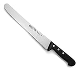 Arcos Konditormesser aus Edelstahl mit 250 mm Klinge - Ergonomischer Griff aus Polyoxymethylen (POM), Polypropylenkern mit Soft-Touch-Beschichtung - Schwarz, Serie Universal