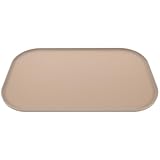 TOKIDNY rutschfeste Silikon Futtermatte mit erhöhtem Umfang für Hunde und Katzen wasserdichte Napfunterlage zur Vermeidung von Wasserspritzern Hitzebeständige Haustier Futterunterlage für