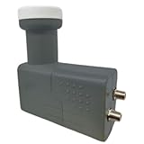 Emme Esse LNB Twin-Satelliten-Verstärker mit zwei unabhängigen Ausgängen und LTE-Filter 1800 MHz, hergestellt in Italien