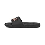PUMA Damen Cool Cat 2.0 WNS Slide Sandal, Black Rose Gold, 39 EU