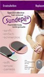 Klotz GmbH Sundepil 12 Ersatzscheiben für Enthaarungspad - Haarentfernung und Hautpeeling - Unisex - Erwachsene