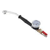 NOLITOY Schwere Reifenfüllstation mit Verlängerter Düse und Integriertem Manometer Schnelle und Präzise Reifendruckmessung für Lkw Reifen Robustes Design für Effiziente und Langlebige