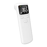 Sollee Stirn Thermometer - Berührungslose Sofortmessung Mit Präziser Erfassung | Digitales Fieberthermometer mit LCD Hintergrundbeleuchtung - Für Baby Kinder Erwachsene Stirn Klinik Krankenhaus Schule