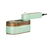 Dampfbügeleisen | 5.51 Zoll Dampfglätter für Textilien | Grün 180° Trocken- und Nassbügeln | 150 ml Tragbar faltbar kompakt leicht effizient schnellaufheizend für Reisen Zuhause Studentenwohnheim