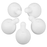 KICHOUSE 5 Stück Bubble Doll Innendeckel Für Ball Puppenversorgung Blase Dekompressionsspielzeugeinsatz Innere Quetschen Einfügen -Requisite Bastelzubehör Spielzeugzubehör TPR Weiß