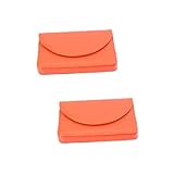 SHERCHPRY 2 Stück tragbare Halter Mann Business Umschlag, 2 x Orange, 9.5*6cmx2pcs