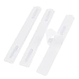 Abheftmechaniken selbstklebend | 150 x 16 mm, 3-teilig, weiß | 20, 100 oder 500 Stück - Abhefter, Aktendulli, Abheftstreifen selbstklebend (20)