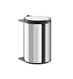 Hailo Big Box Küchen-Abfalleimer, Edelstahl, Braun, One Size
