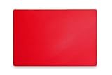 HENDI Schneidbretter, HACCP, Beidseitig nutzbar, für Fleisch, 450x300x(H)12,7mm, HDPE 500 Kunststoff, rot