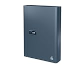 BASI | Schlüsselkasten mit Zahlencode | Erhältlich in 3 Größen 20/28 / 48 Haken | Schlüsselschrank mit Zahlenkombination 3-stellig frei einstellbar | Schlüsselkassette Anthrazit matt