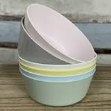 IKEA 204.613.78 Kalas 6 Stück Kunststoff Schalen Schalen Mehrfarbig Pastell