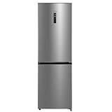 Midea MERB345MGC02 Kühl-/Gefrierkombination/No Frost/185 cm hoch / 59,5 cm breit /70 cm tiefe/171 kWh/Jahr/216 L Kühlteil/ 122 L Gefrierteil/Twin Control/mit Chiller Box, Front Inox