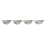 BOL SET 4 PORCELANA 17X17X7 BLANCO