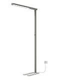LED Stehlampe Büro, Optimale Arbeitsplatzleuchte laut DIN 12464-1 mit 50W und 5600lm, Neutralweiß (4000K),Büro Stehlampe, Büroleuchte oder Büro Stehleuchte, Einsatz als Standleuchten & Deckenfluter