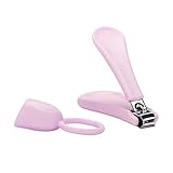 SIOPPKIK - Nagelknipser für Babys und Kinder - Nagel-Pflege und Maniküre - Breiter und Ergonomischer Griff - Rosa