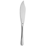 Windsor Carded Neues Kuchenmesser, Tortenmesser auf schwarzer/roter Verpackung aus Edelstahl 18/0 – Hochglanzpoliert, kardiert, CAKWDR/C, Silber