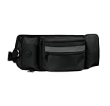 QUTHZZHY Leckerlitasche für Hunde, Futterbeutel Hunde, leichte Gürteltasche Hüfttaschen, mit Flaschenhalter, Gassi Tasche Hund für Hundespaziergänge, Reise