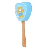 Kisangel Cartoon-Liebesrassel sensorisches musikalisches musikspielzeug Musikinstrument Greifspielzeug für Kleinkinder Marakas für Maracas hölzern