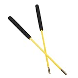 Alasum 2 Stück Rutschfester Diabolo Stick für Senioren und für Fitness und Jongliertraining Langlebiges Material