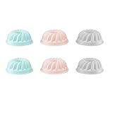 AMBITION Gugelhupfförmchen Silikon 6er Set Alice Mini Gugelhupfform ⌀ 8cm antihaft wiederverwendbar pastellfarben