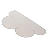 VALICLUD Verschleißfeste Silikon Futtermatte für Haustiere rutschfeste Katzennapf Bodenunterlage Hitze und Kältebeständiges Futterkissen für Hunde Leicht zu Reinigen Wasserfest Hellgrau