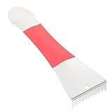 MOTHNUR Edelstahl Fischentschupper Manuell Robust Fischschuppen Entferner Küchenwerkzeug Vielseitig für Einfache Fischreinigung und Effizientes Entfernen von Fischschuppen zu Hause